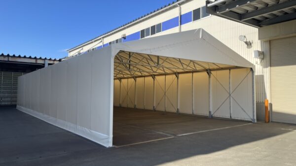 【石川県加賀市内 某工場様】テント倉庫設置工事