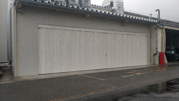 【石川県内 某企業様】芯材カーテン取付工事
